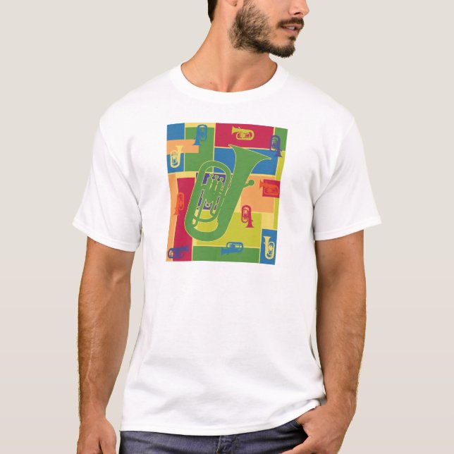 Camiseta Bloques de color de eufonio (Anverso)