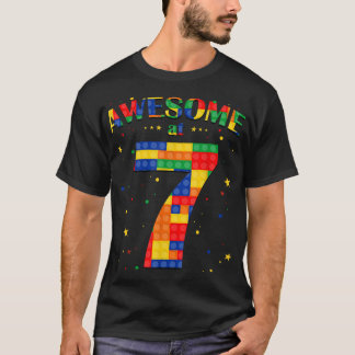 Camiseta Bloques de construcción alucinan a un bebé de 7 añ