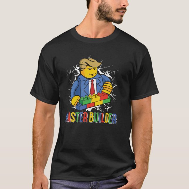 Camiseta Bloques de construcción del maestro constructor  H (Anverso)