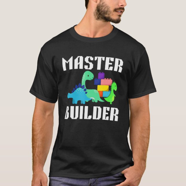 Camiseta Bloques De Construcción Legosaurus Dino Master Bui (Anverso)