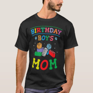 Camiseta Bloques de la madre de un niño de cumpleaños 2