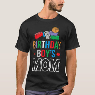 Camiseta Bloques de la madre del niño de cumpleaños 6