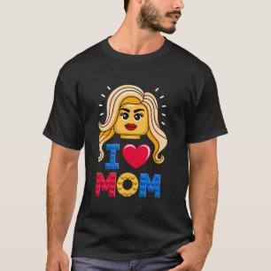 Camiseta Bloques de Ladrillos de Construcción de Master Bui