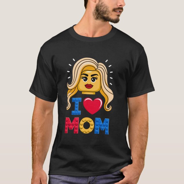 Camiseta Bloques de Ladrillos de Construcción de Master Bui (Anverso)