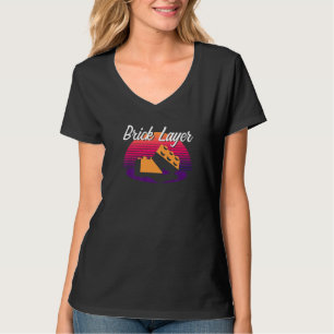 Camiseta Bloques principales de bloques de capas de ladrill