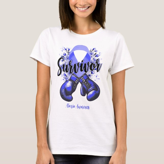 Camiseta Blossom Ataxia Warrior Survivor (Anverso)