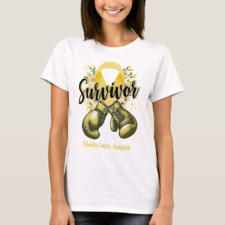 Camiseta Blossom Bladder Cancer Warrior Survivor