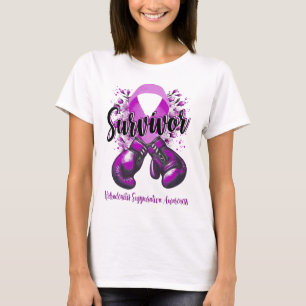 Camiseta Blossom Hidradenitis Sobreviviente Guerrero Suppur