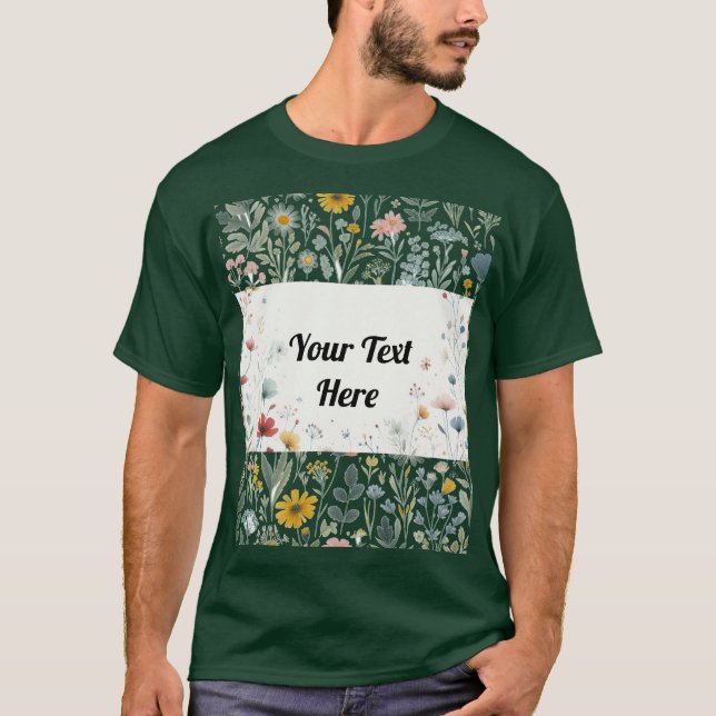 Camiseta Blossom in Style: Personalizable (Anverso)