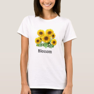 Camiseta Blossom Sunflowers