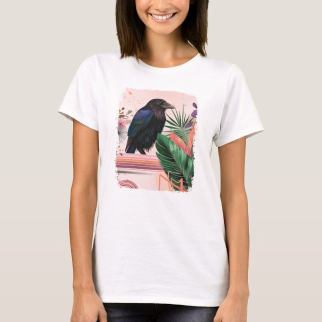 Camiseta BlossomRaven in Tropical Garden (Anverso)