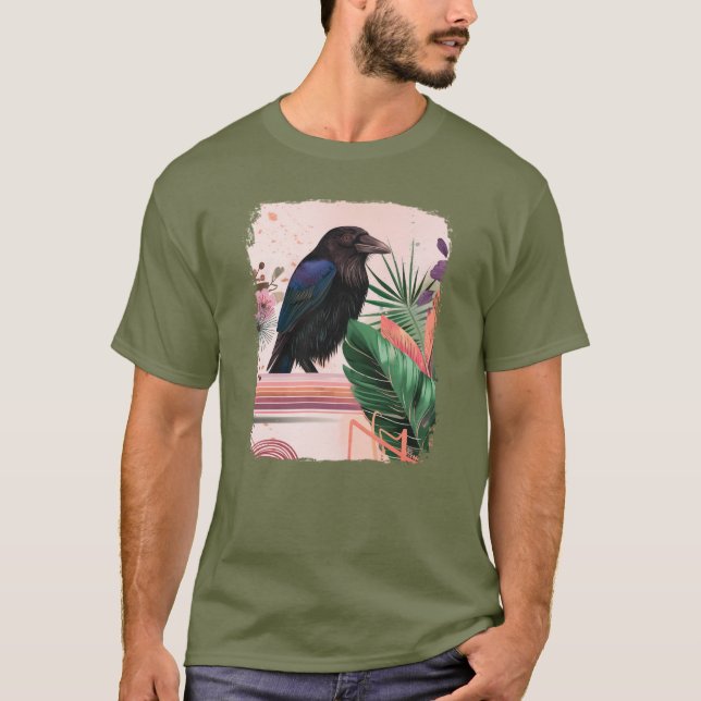Camiseta BlossomRaven in Tropical Garden (Anverso)