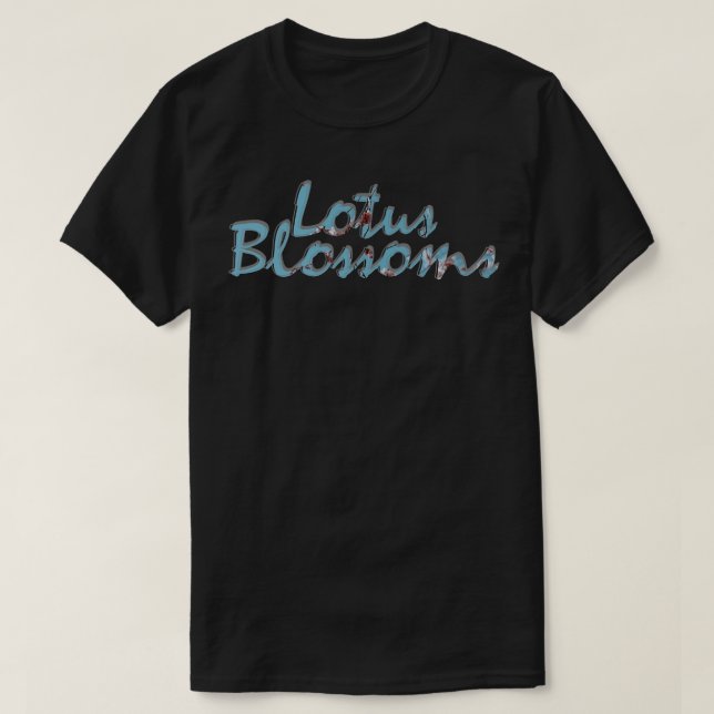 Camiseta Blossoms Lotus (Diseño del anverso)