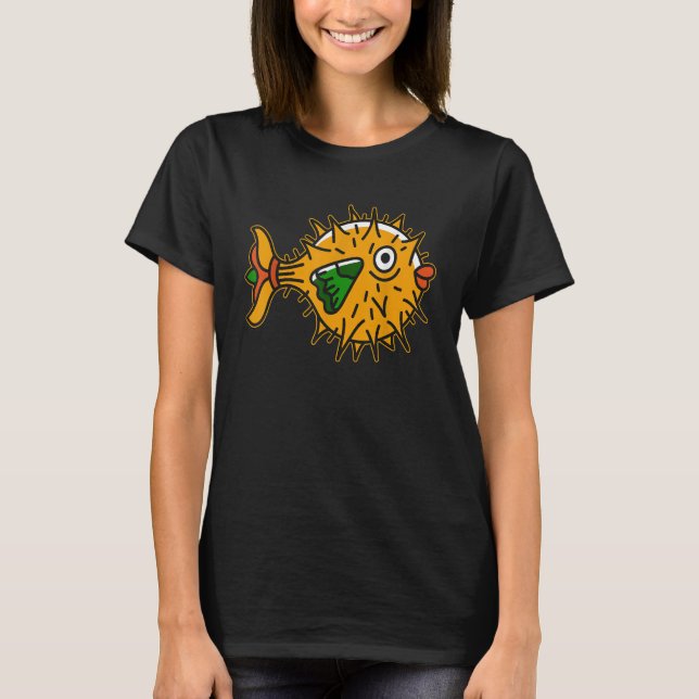 Camiseta Blowfish Dank Meme Cute Sea Fish Pufferfish (Anverso)