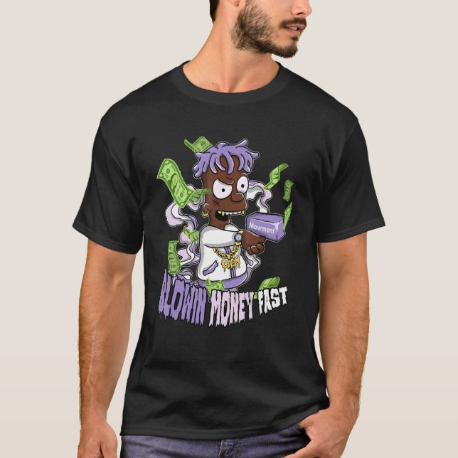 Camiseta Blowin Money Fast Boy Jd 11 Low Pure Violet Matchi (Anverso)