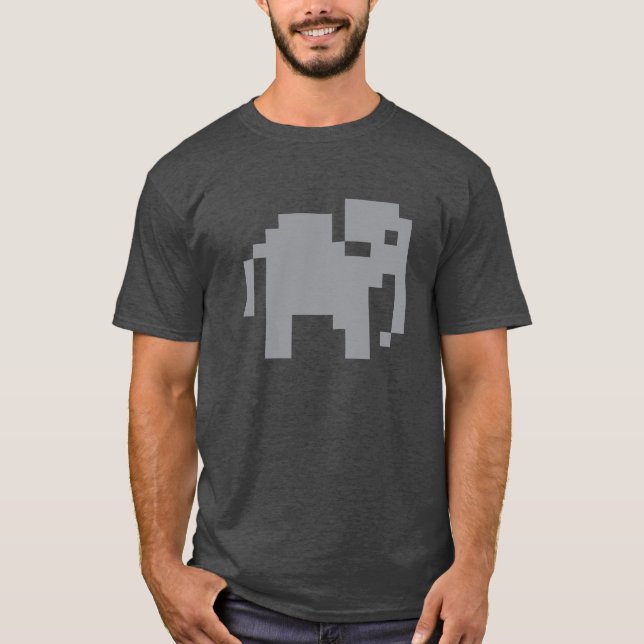 Camiseta Bloxels Elephant (Anverso)