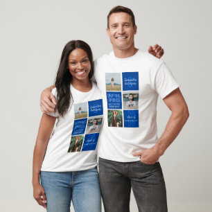 Camiseta Blue 3-Photo Fun Boxes Clase Año