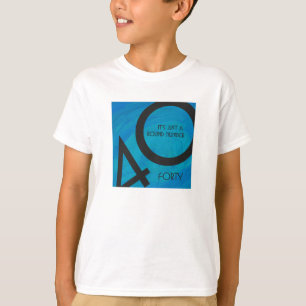 Camiseta Blue 40 Decade Birthday