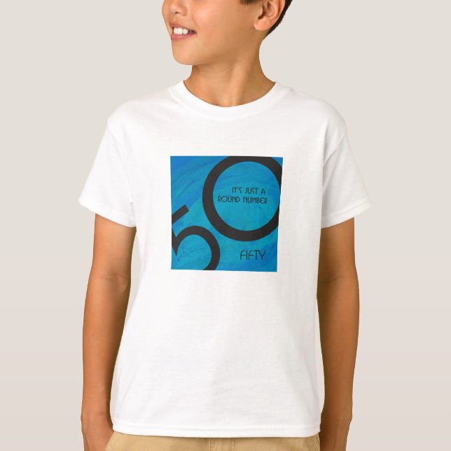 Camiseta Blue 50 Decade Birthday (Anverso)