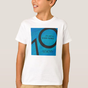 Camiseta Blue 70 Decade Birthday