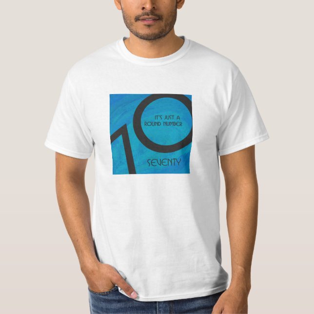 Camiseta Blue 70 Decade Birthday (Anverso)