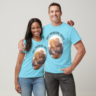 Camiseta Blue Acaba De Casarse Con Él Y Su Unisex