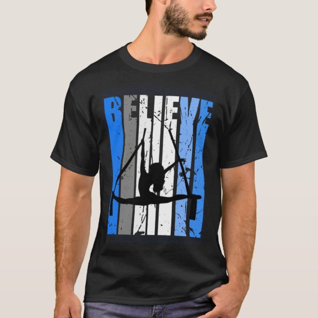 Camiseta Blue Air Yoga Dance Air Yoga Believe Motivating Da (Anverso)