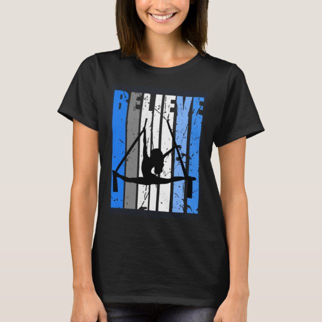 Camiseta Blue Air Yoga Dance Air Yoga Believe Motivating Da (Anverso)