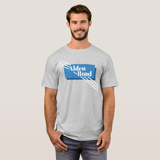 Camiseta Blue Alden Road (Anverso completo)