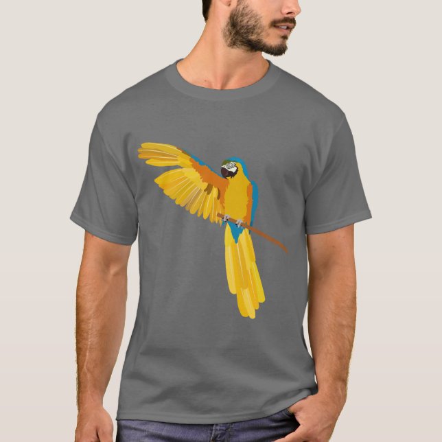 Camiseta Blue and gold macaw (Anverso)
