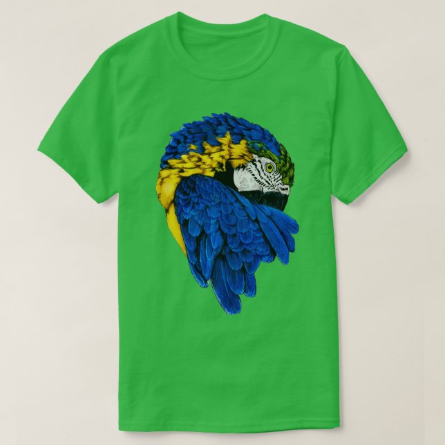 CAMISETA BLUE AND GOLD MACAW 1 (Diseño del anverso)