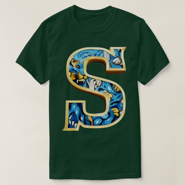 Camiseta Blue and Gold S Jaguar TShirt (Diseño del anverso)