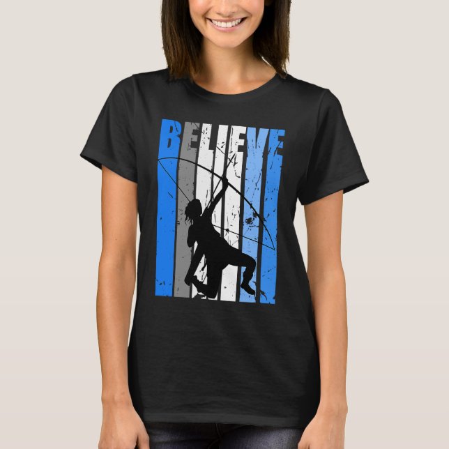 Camiseta Blue Archery Archer Believe Motivating Bow Arrow W (Anverso)