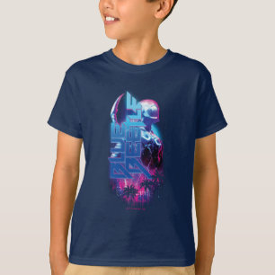 Camiseta Blue Beetle Retrowave City Lights