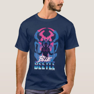 Camiseta Blue Beetle Retrowave vs Graphic