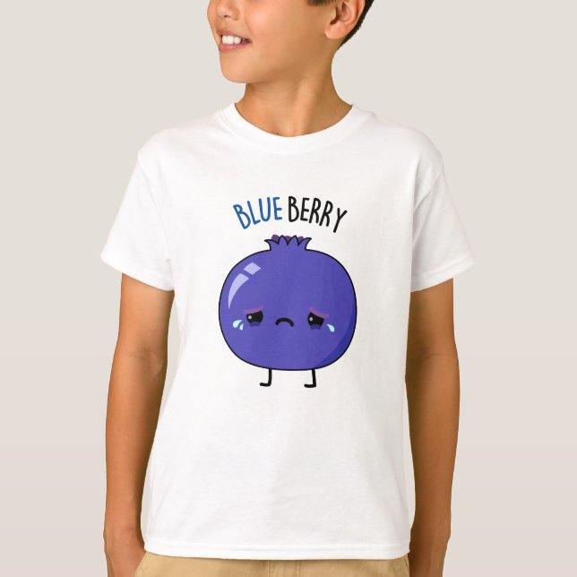 Camiseta Blue Berry Funny Blueberry Pun (Anverso)
