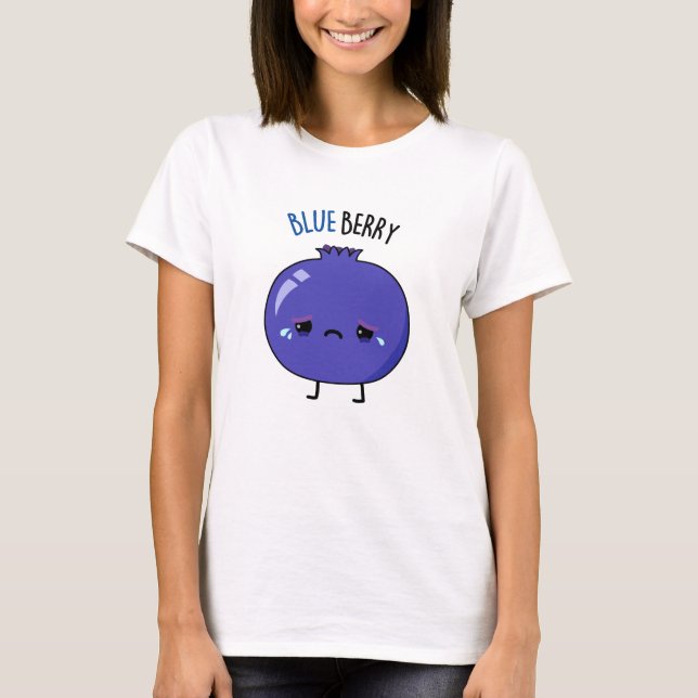 Camiseta Blue Berry Funny Blueberry Pun (Anverso)