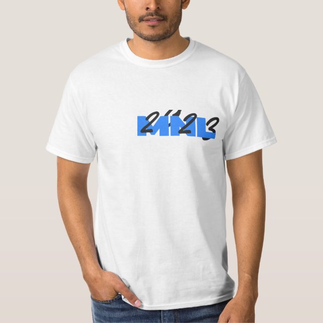 Camiseta Blue black (Anverso)