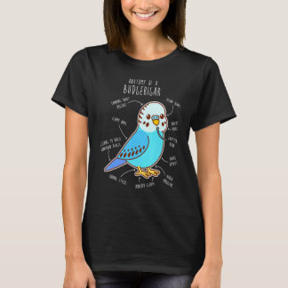 Camiseta Blue Budgie Anatomy Classic