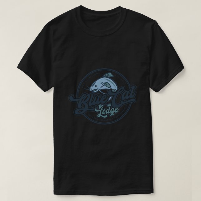 Camiseta Blue Cat Lodge - Lago Allatoona Est.2017 Classic (Diseño del anverso)