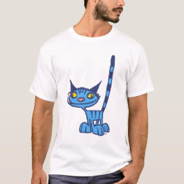 Camiseta Blue Cute y Guay Kitty personalizado