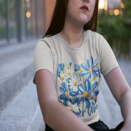Camiseta Blue Daisy