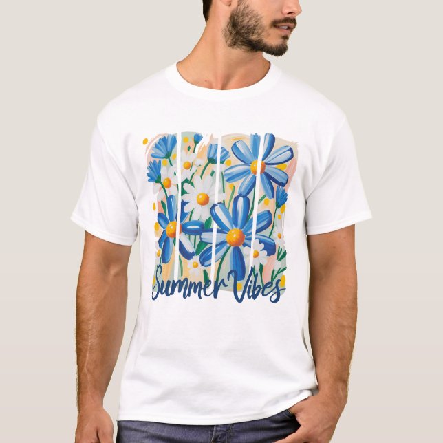 Camiseta Blue Daisy (Anverso)