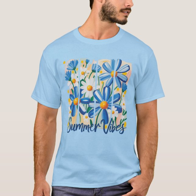 Camiseta Blue Daisy (Anverso)