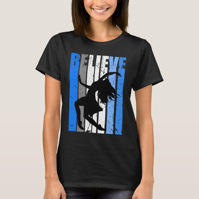 Camiseta Blue Dance Dancer Believe Motivating Expressive Wo (Anverso)
