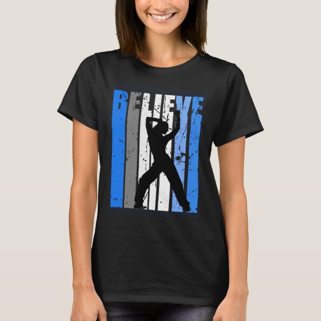 Camiseta Blue Dance Team Dancing Dancer Believe Motivating  (Anverso)