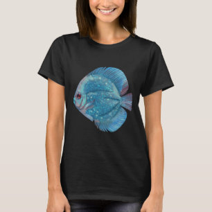 Camiseta Blue Discus Fish 77