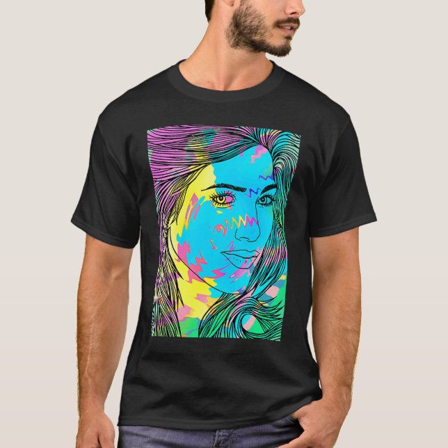 CAMISETA BLUE DIVING GIRL (Anverso)