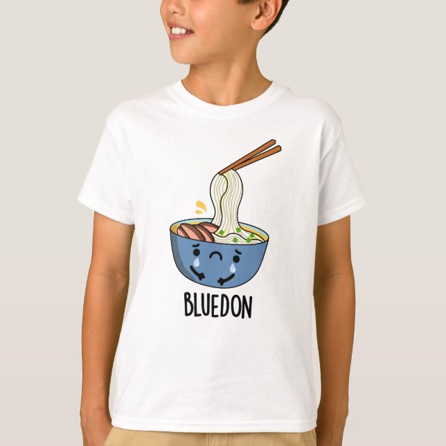 Camiseta Blue-don Funny Udon Pun  (Anverso)