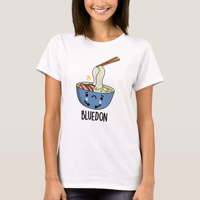 Camiseta Blue-don Funny Udon Pun  (Anverso)